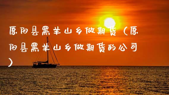 原阳县黑羊山乡做期货（原阳县黑羊山乡做期货的公司）