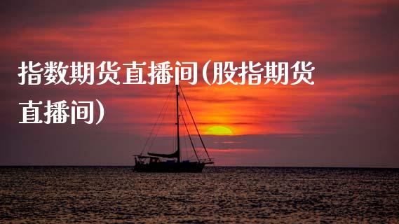 指数期货直播间(股指期货直播间)