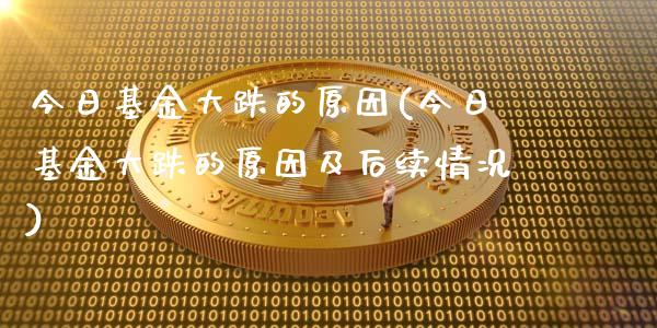 今日基金大跌的原因(今日基金大跌的原因及后续情况)