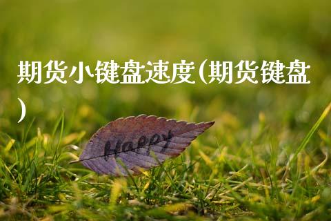 期货小键盘速度(期货键盘)