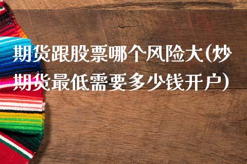 期货跟股票哪个风险大(炒期货最低需要多少钱开户)