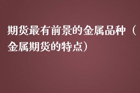 期货最有前景的金属品种（金属期货的特点）