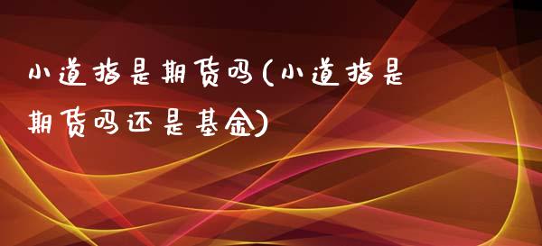 小道指是期货吗(小道指是期货吗还是基金)