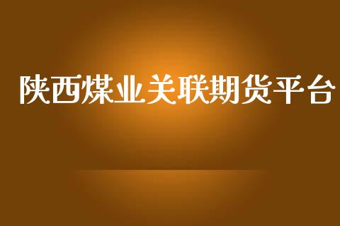 陕西煤业关联期货平台