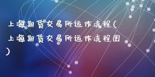 上海期货交易所运作流程(上海期货交易所运作流程图)