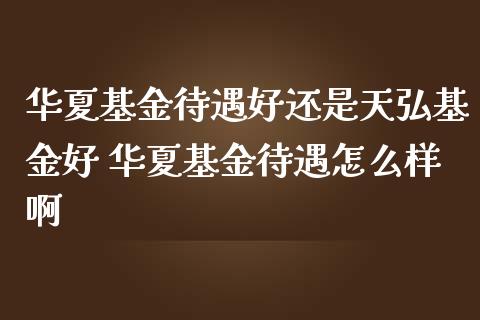 华夏基金待遇好还是天弘基金好 华夏基金待遇怎么样啊_基金理财_第1张_宇龙理财网 华夏基金待遇好还是天弘基金好 华夏基金待遇怎么样啊_https://www.dglong8.com_基金理财_第1张