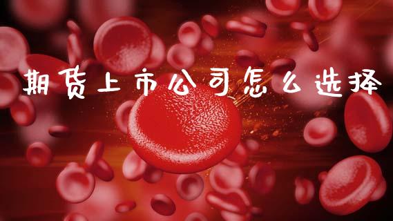 期货上市公司怎么选择